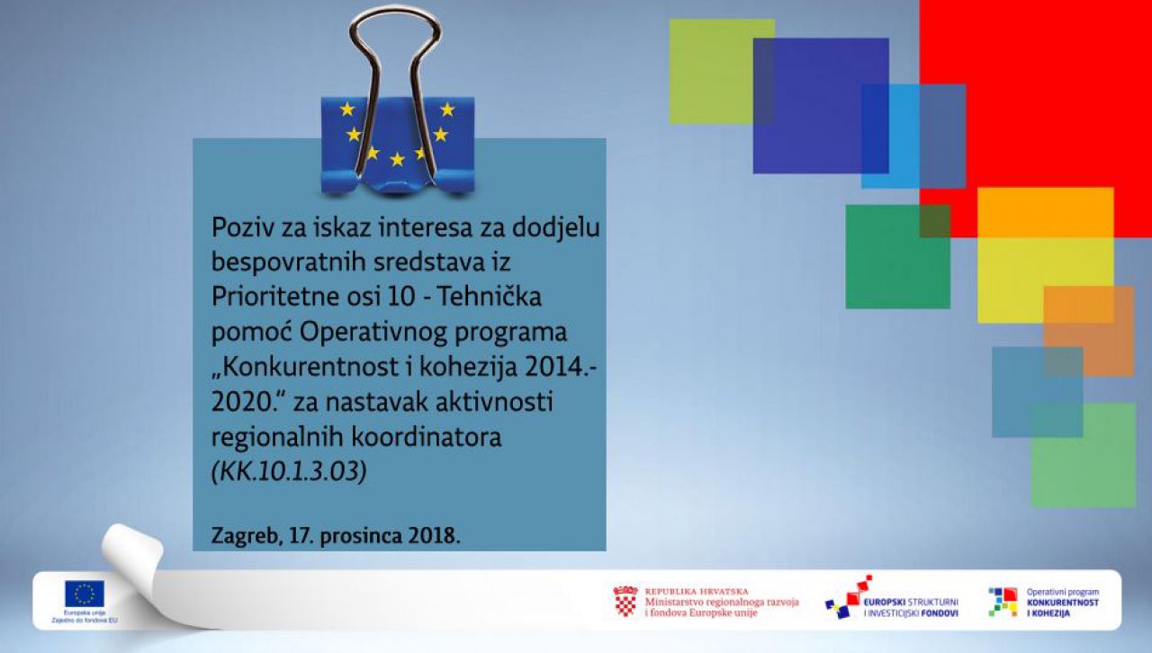 Tehnička pomoć JU RERA SD - "Savjetom do fondova"  