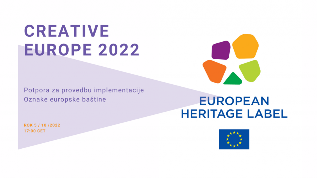 Potpora za provedbu implementacije Oznake europske baštine 2022
