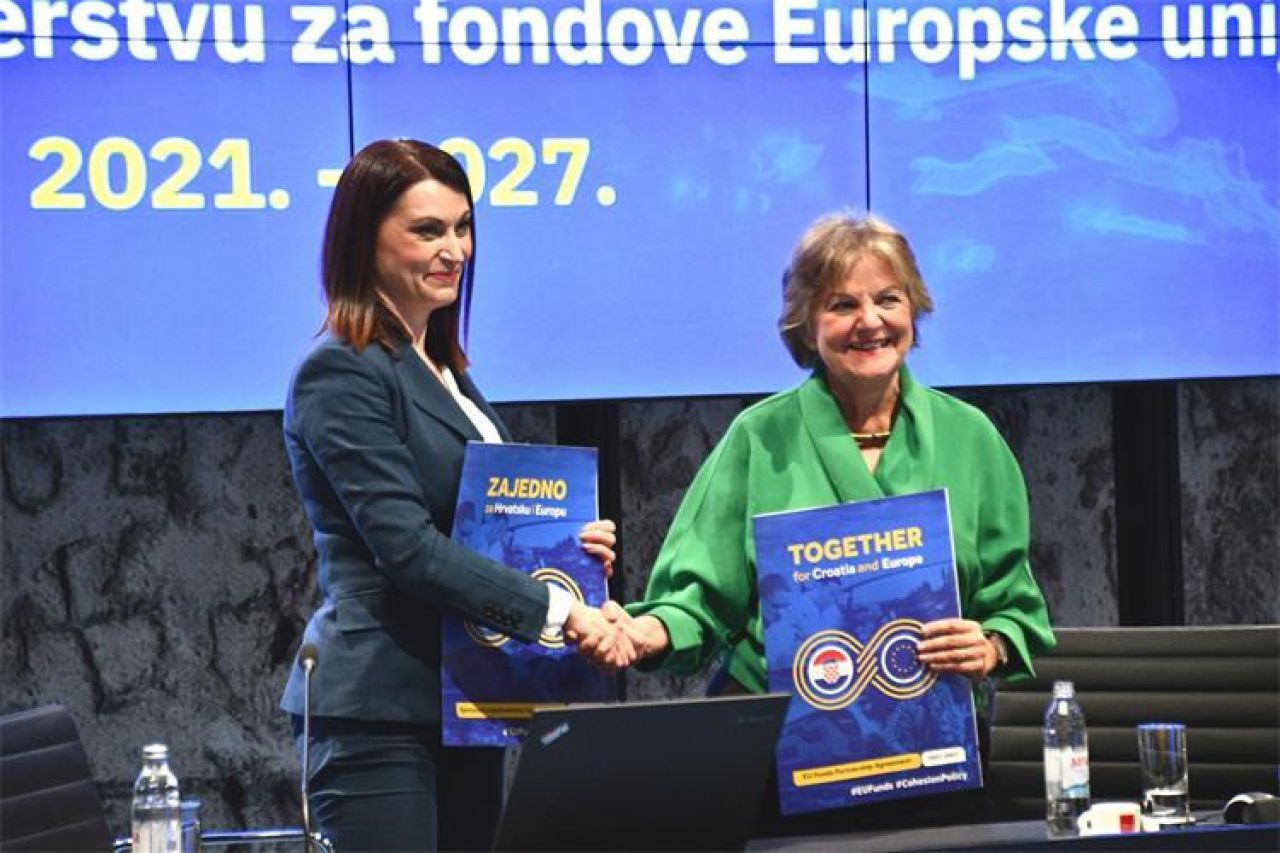Potpisan sporazum o partnerstvu EK-a i Hrvatske za 9 milijardi bespovratnih eura (HINA)